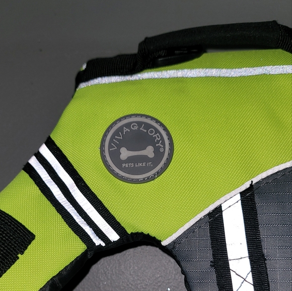 Vivaglory Bright Yellow Dog Life Jacket size small - Picture 3 of 8